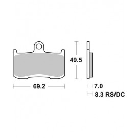 Pastillas de freno de moto...