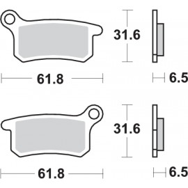 Pastillas de freno de moto...