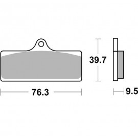 Pastillas de freno de moto...