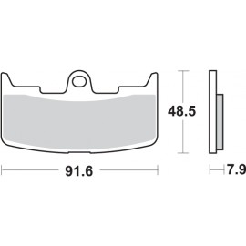 Pastillas de freno de moto...