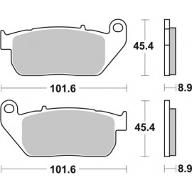 Pastillas de freno de moto...