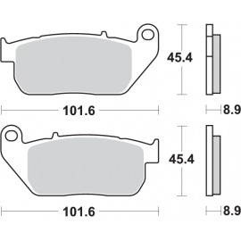 Pastillas de freno de moto...