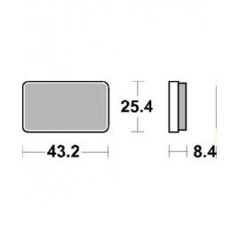 Pastillas de freno de moto...