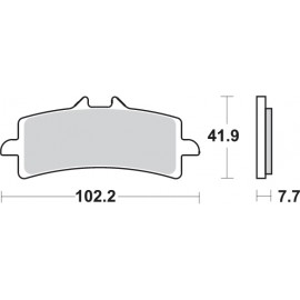 Pastillas de freno de moto...