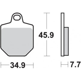 Pastillas de freno de moto...