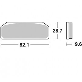 Pastillas de freno de moto...