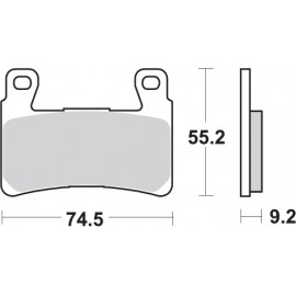 Pastillas de freno de moto...