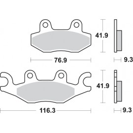 Pastillas de freno de moto...