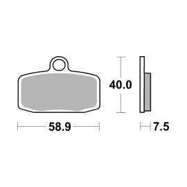 Pastillas de freno de moto...