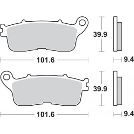 Pastillas de freno de moto...