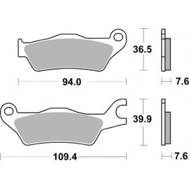 Pastillas de freno de moto...