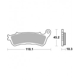 Pastillas de freno de moto...