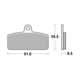 Pastillas de freno de moto...