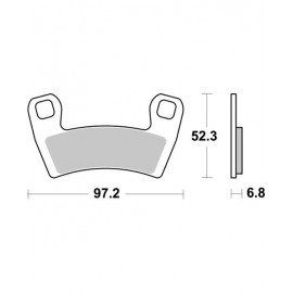Pastillas de freno de moto...