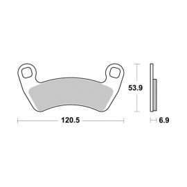 Pastillas de freno de moto...