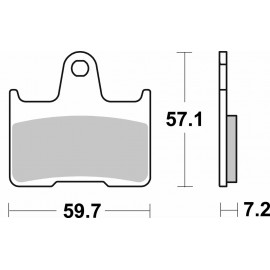 Pastillas de freno de moto...