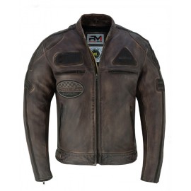 Chaqueta piel moto ROXTON...
