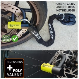 CANDADO ANTIRROBO URBAN U59...