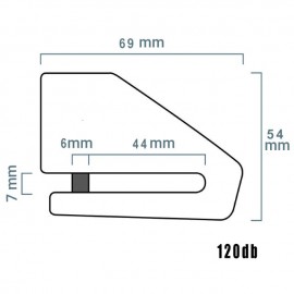 XENA antirrobo disco XZZ6L...