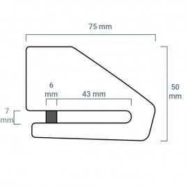 XENA bloqueo disco X1 acero...