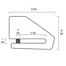 XENA bloqueo disco X2 color...