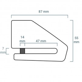 XENA bloqueo disco X2 color...